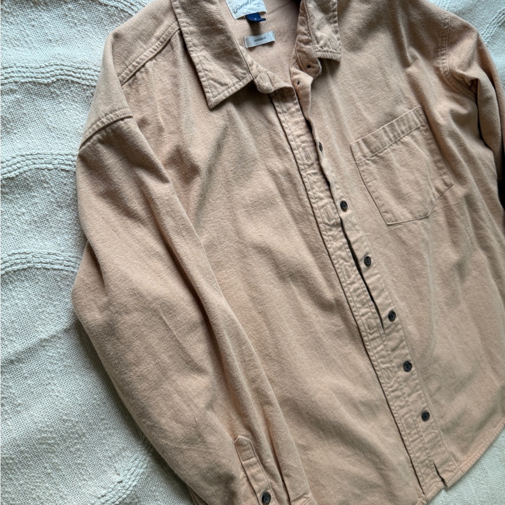 Universal Thread Tan Oversized Fit Button Down La… - image 5